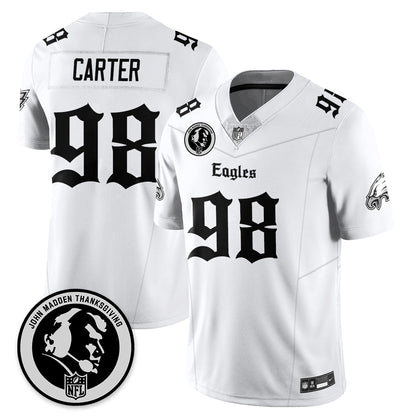 PHI Gothic Vapor Limited Jersey - John Madden Patch - All Stitched-DTD