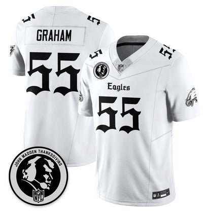 PHI Gothic Vapor Limited Jersey - John Madden Patch - All Stitched-DTD