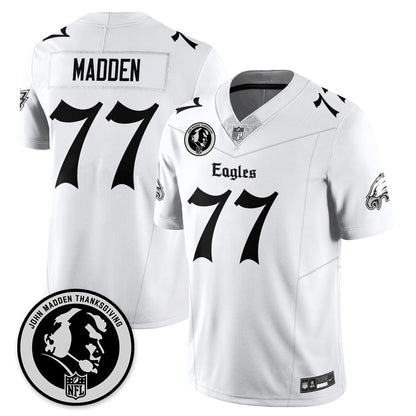 PHI Gothic Vapor Limited Jersey - John Madden Patch - All Stitched-DTD