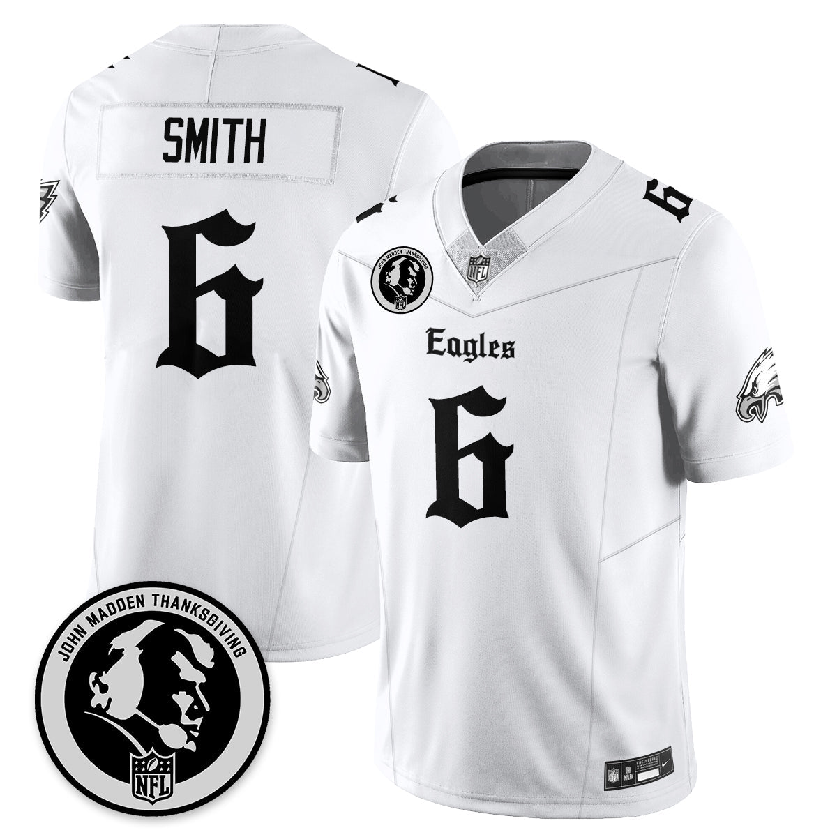 PHI Gothic Vapor Limited Jersey - John Madden Patch - All Stitched-DTD