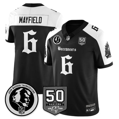 TB Gothic Vapor Limited Jersey - John Madden Patch - All Stitched-DTD
