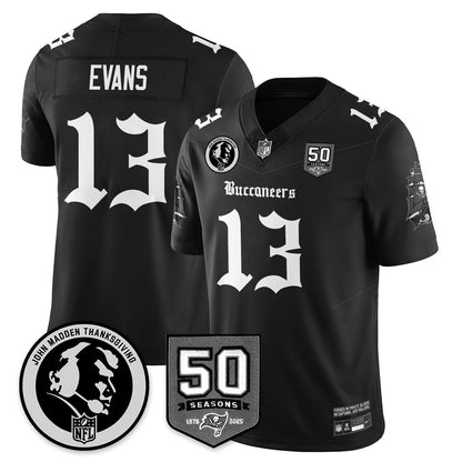 TB Gothic Vapor Limited Jersey - John Madden Patch - All Stitched-DTD