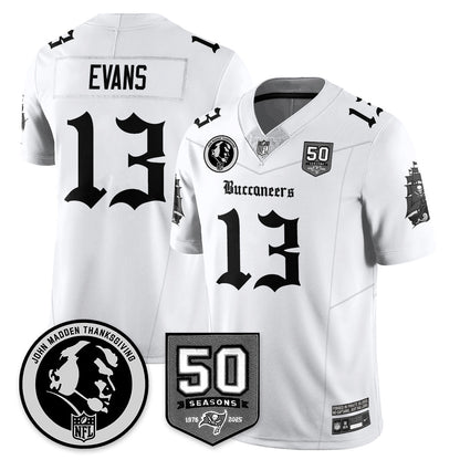 TB Gothic Vapor Limited Jersey - John Madden Patch - All Stitched-DTD