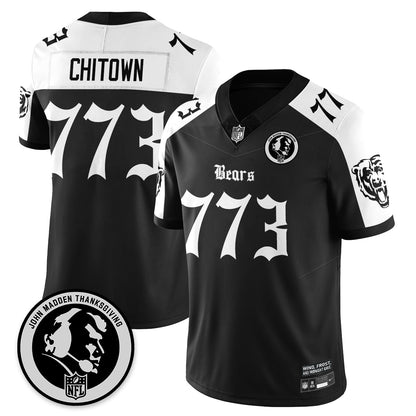 CHI Gothic Vapor Limited Jersey - John Madden Patch - All Stitched-DTD