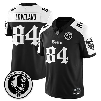 CHI Gothic Vapor Limited Jersey - John Madden Patch - All Stitched-DTD