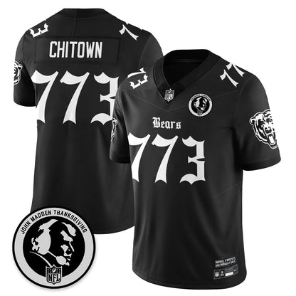 CHI Gothic Vapor Limited Jersey - John Madden Patch - All Stitched-DTD