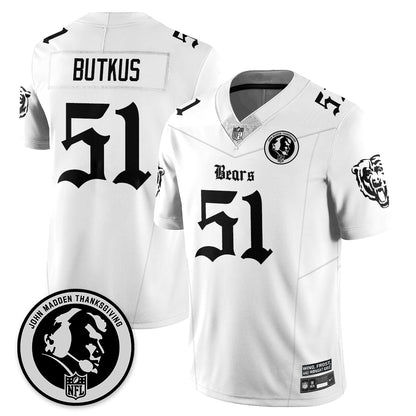 CHI Gothic Vapor Limited Jersey - John Madden Patch - All Stitched-DTD