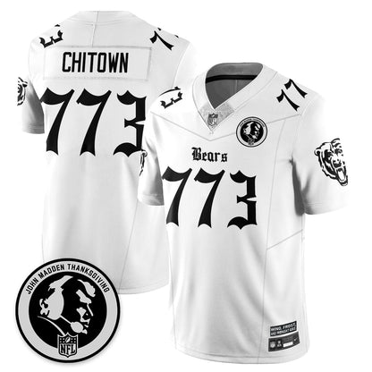 CHI Gothic Vapor Limited Jersey - John Madden Patch - All Stitched-DTD