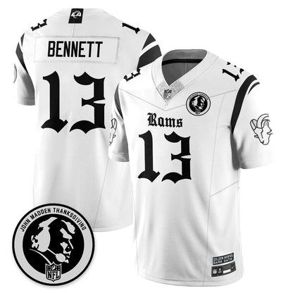 LAR Gothic Vapor Limited Jersey - John Madden Patch - All Stitched-DTD