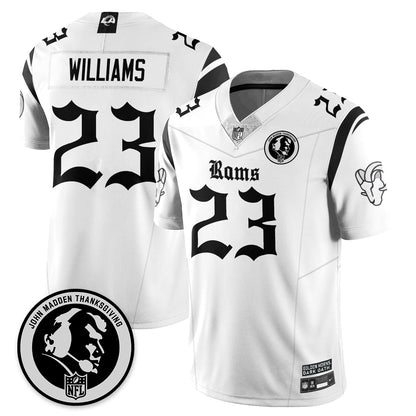 LAR Gothic Vapor Limited Jersey - John Madden Patch - All Stitched-DTD