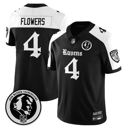 BAL Gothic Vapor Limited Jersey - John Madden Patch - All Stitched-DTD