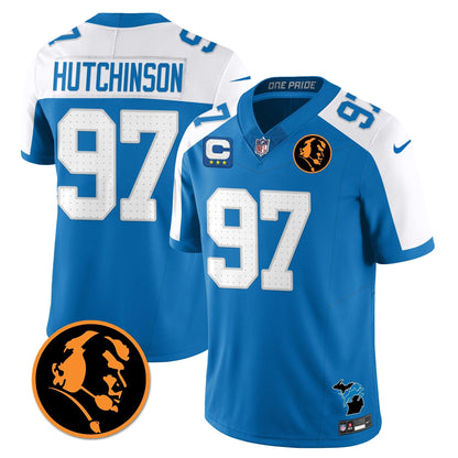 DET Vapor Limited Jersey - John Madden Patch - All Stitched-DTD