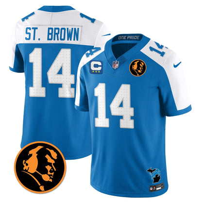 DET Vapor Limited Jersey - John Madden Patch - All Stitched-DTD