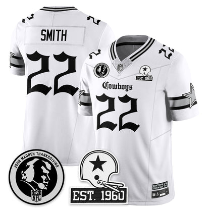 DAL Gothic Vapor Limited Jersey - John Madden Patch - All Stitched-DTD