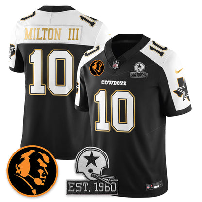 DAL Vapor Limited Gold Jersey - John Madden Patch - All Stitched-DTD