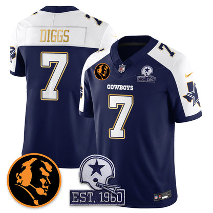 DAL Vapor Limited Gold Jersey - John Madden Patch - All Stitched-DTD