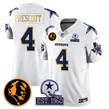 DAL Vapor Limited Gold Jersey - John Madden Patch - All Stitched-DTD