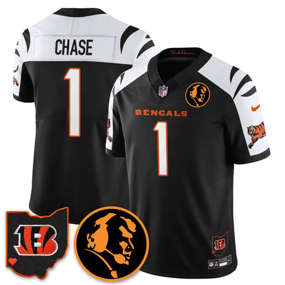 CIN Vapor Limited Jersey - John Madden Patch - All Stitched-DTD
