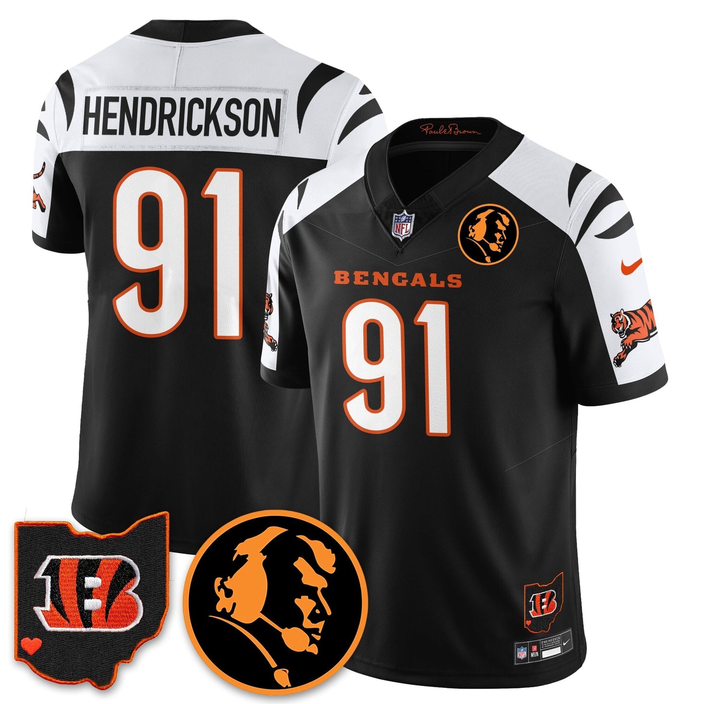CIN Vapor Limited Jersey - John Madden Patch - All Stitched-DTD