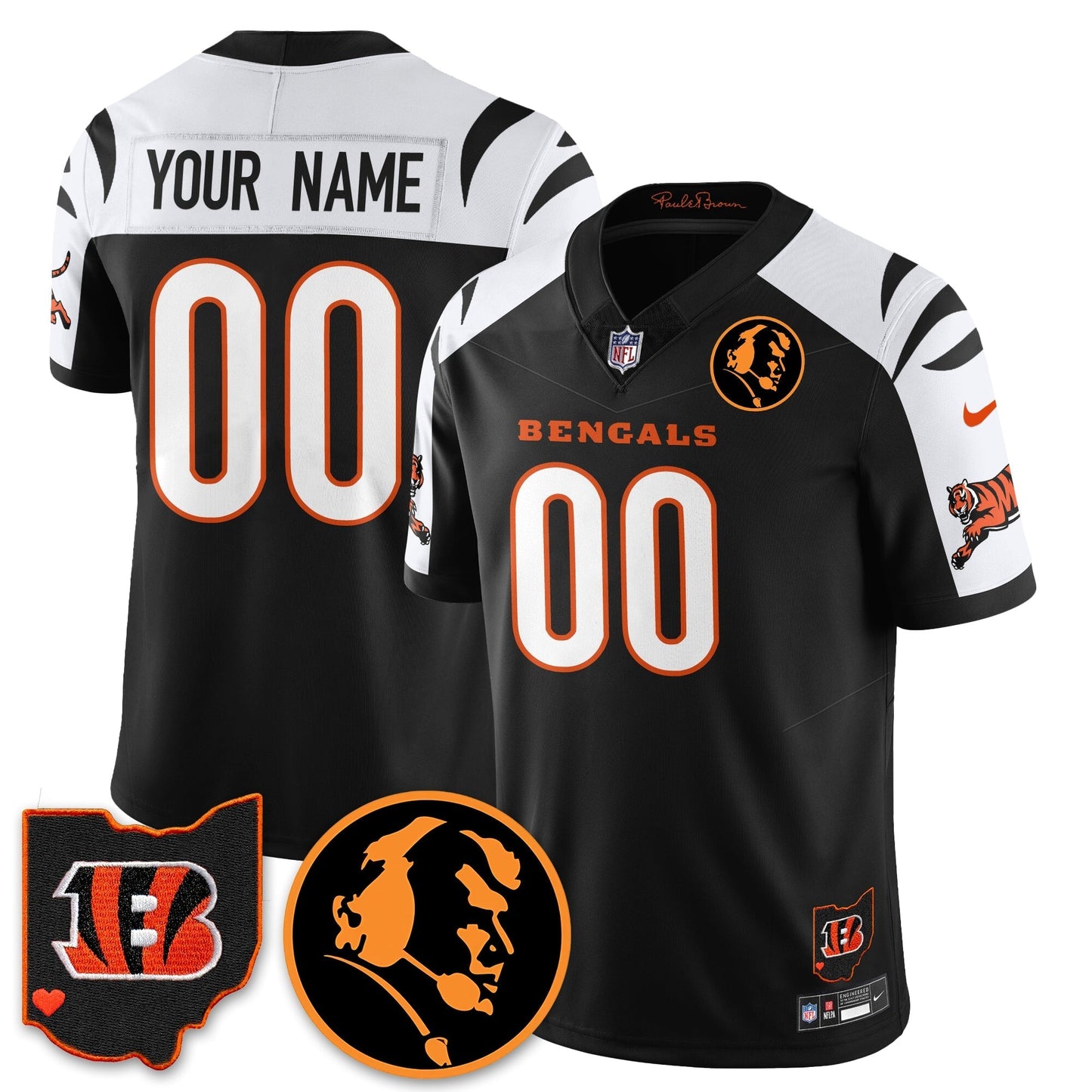 CIN Vapor Limited Jersey - John Madden Patch - All Stitched-DTD