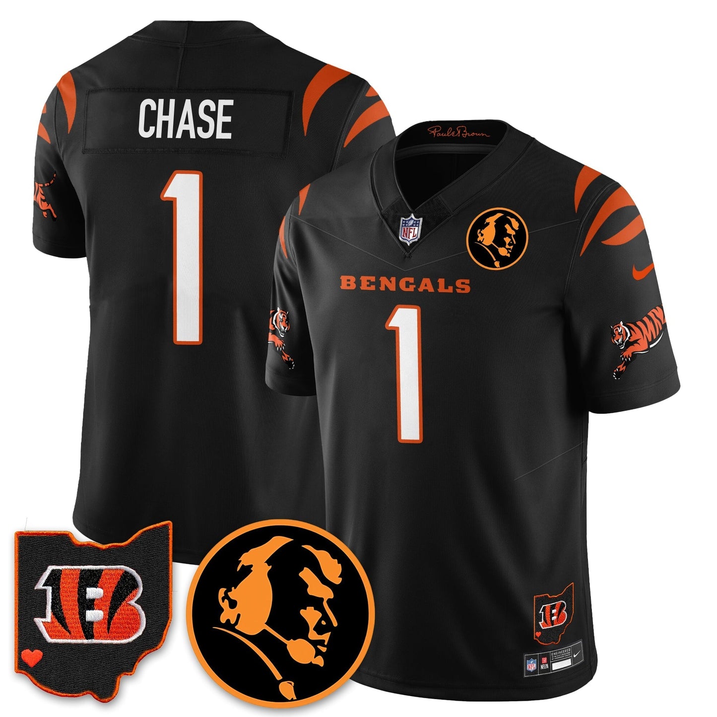 CIN Vapor Limited Jersey - John Madden Patch - All Stitched-DTD