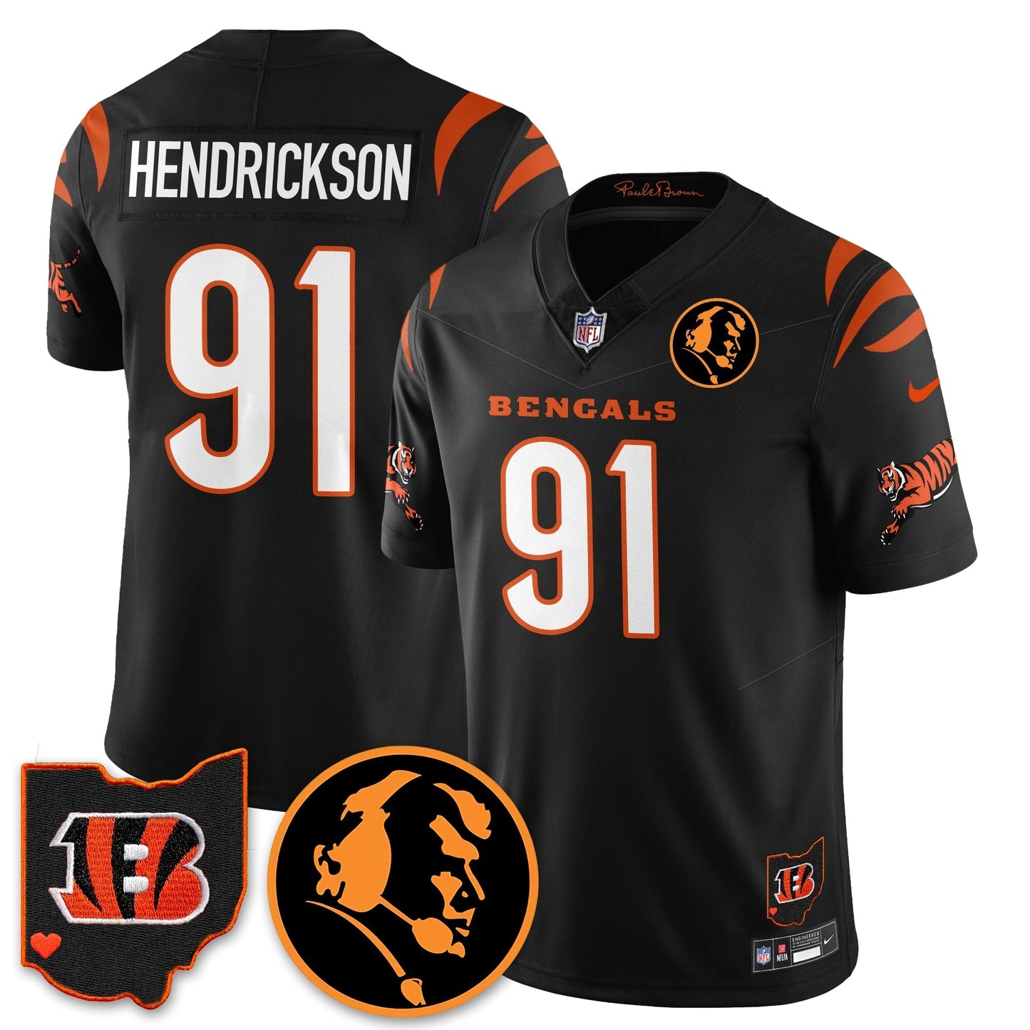 CIN Vapor Limited Jersey - John Madden Patch - All Stitched-DTD