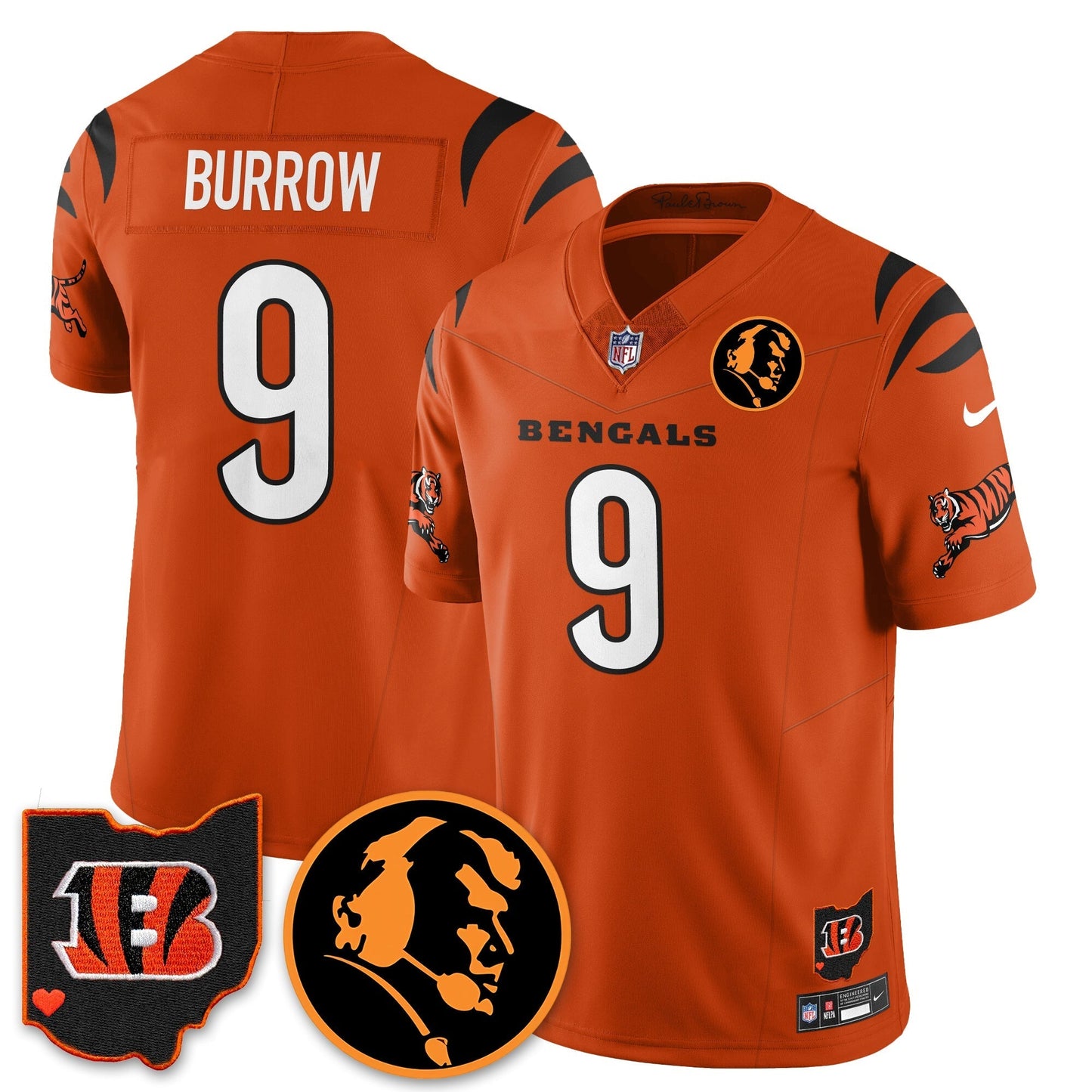 CIN Vapor Limited Jersey - John Madden Patch - All Stitched-DTD
