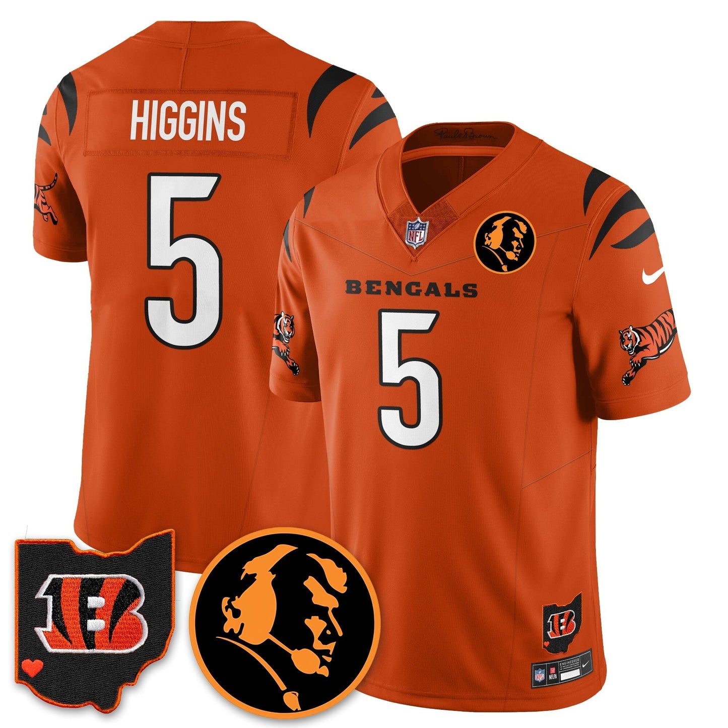 CIN Vapor Limited Jersey - John Madden Patch - All Stitched-DTD