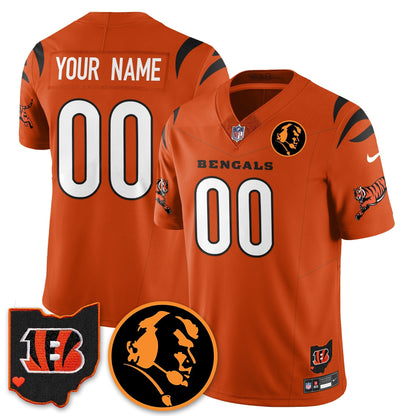 Custom CIN Vapor Limited Jersey - John Madden Patch - All Stitched-DTD