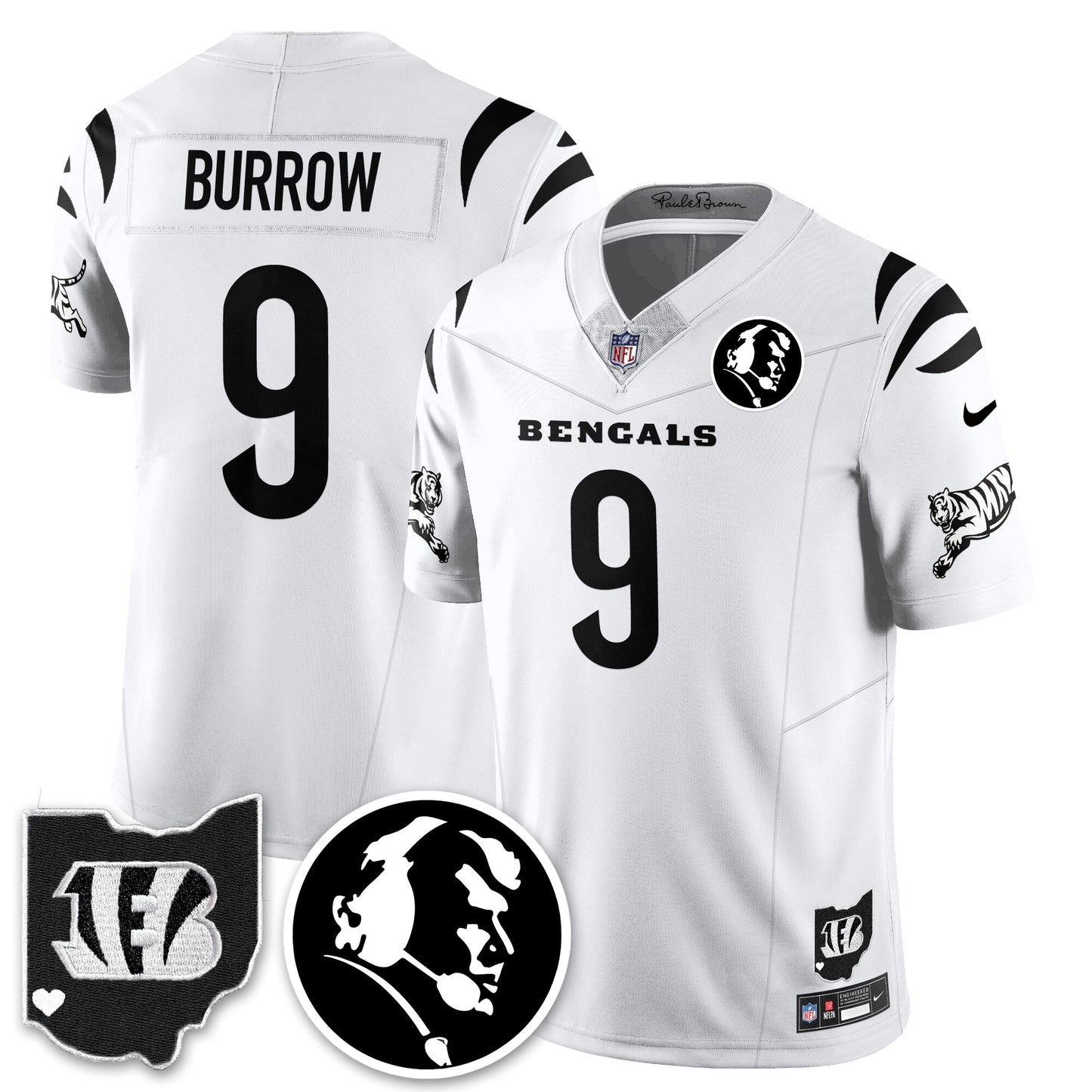 CIN Vapor Limited Jersey - John Madden Patch - All Stitched-DTD