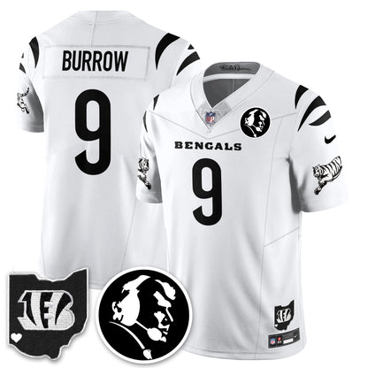 CIN Vapor Limited Jersey - John Madden Patch - All Stitched-DTD