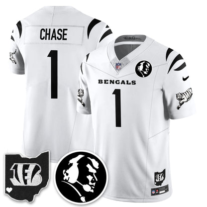 CIN Vapor Limited Jersey - John Madden Patch - All Stitched-DTD