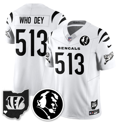 CIN Vapor Limited Jersey - John Madden Patch - All Stitched-DTD