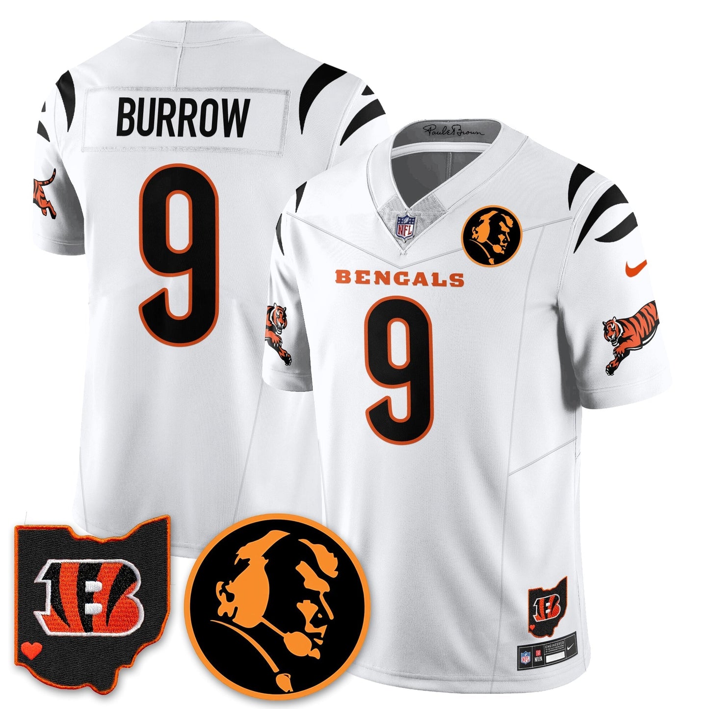 CIN Vapor Limited Jersey - John Madden Patch - All Stitched-DTD