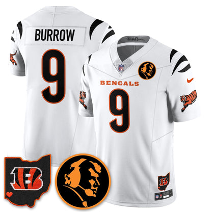 CIN Vapor Limited Jersey - John Madden Patch - All Stitched-DTD