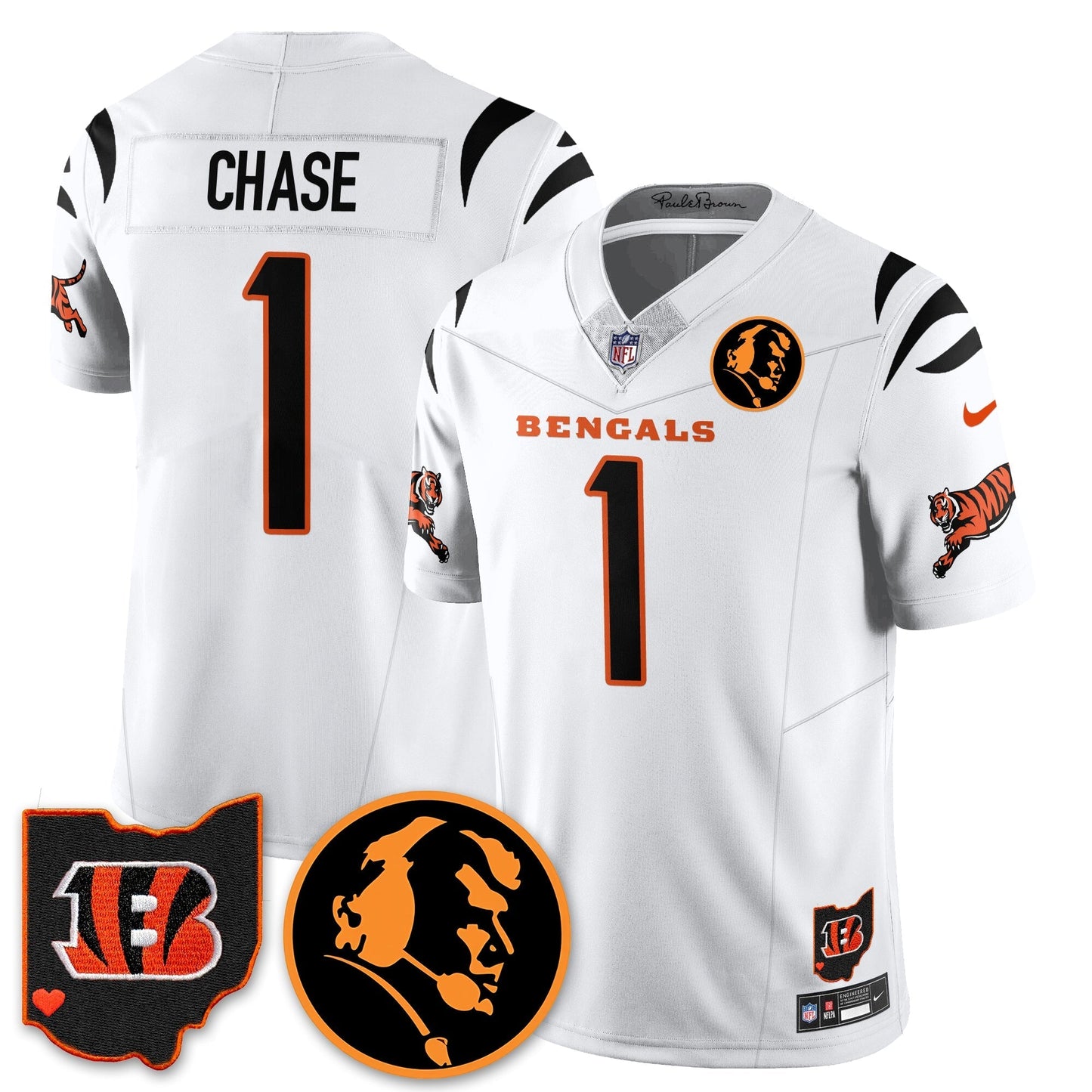 CIN Vapor Limited Jersey - John Madden Patch - All Stitched-DTD