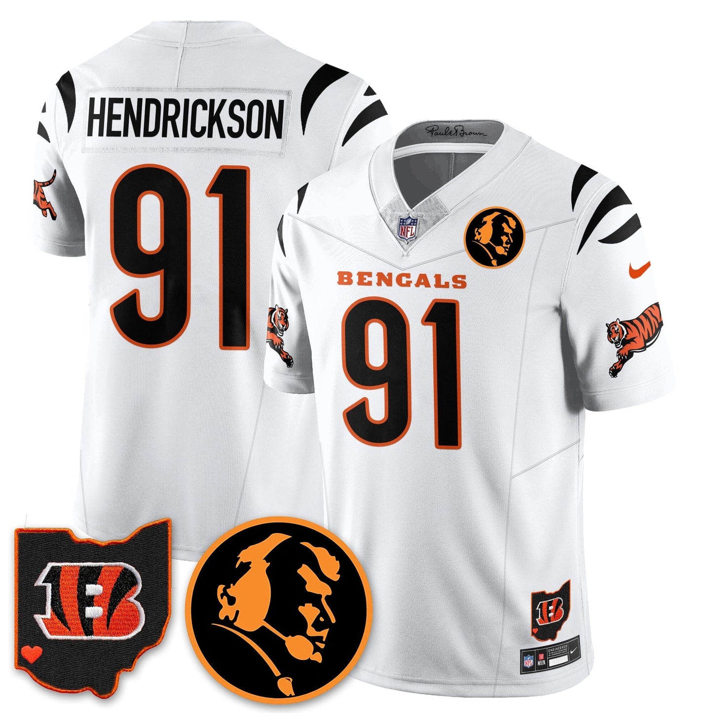 CIN Vapor Limited Jersey - John Madden Patch - All Stitched-DTD