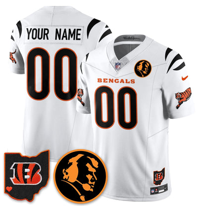 CIN Vapor Limited Jersey - John Madden Patch - All Stitched-DTD