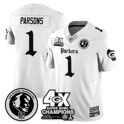 GB Gothic Vapor Limited Jersey - John Madden Patch - All Stitched-DTD