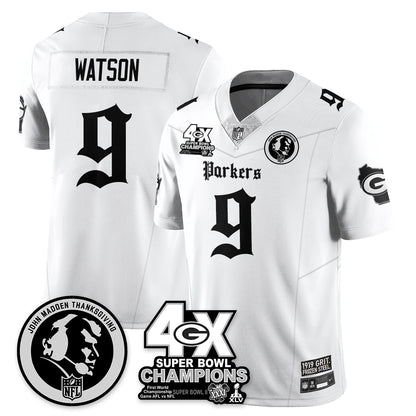 GB Gothic Vapor Limited Jersey - John Madden Patch - All Stitched-DTD