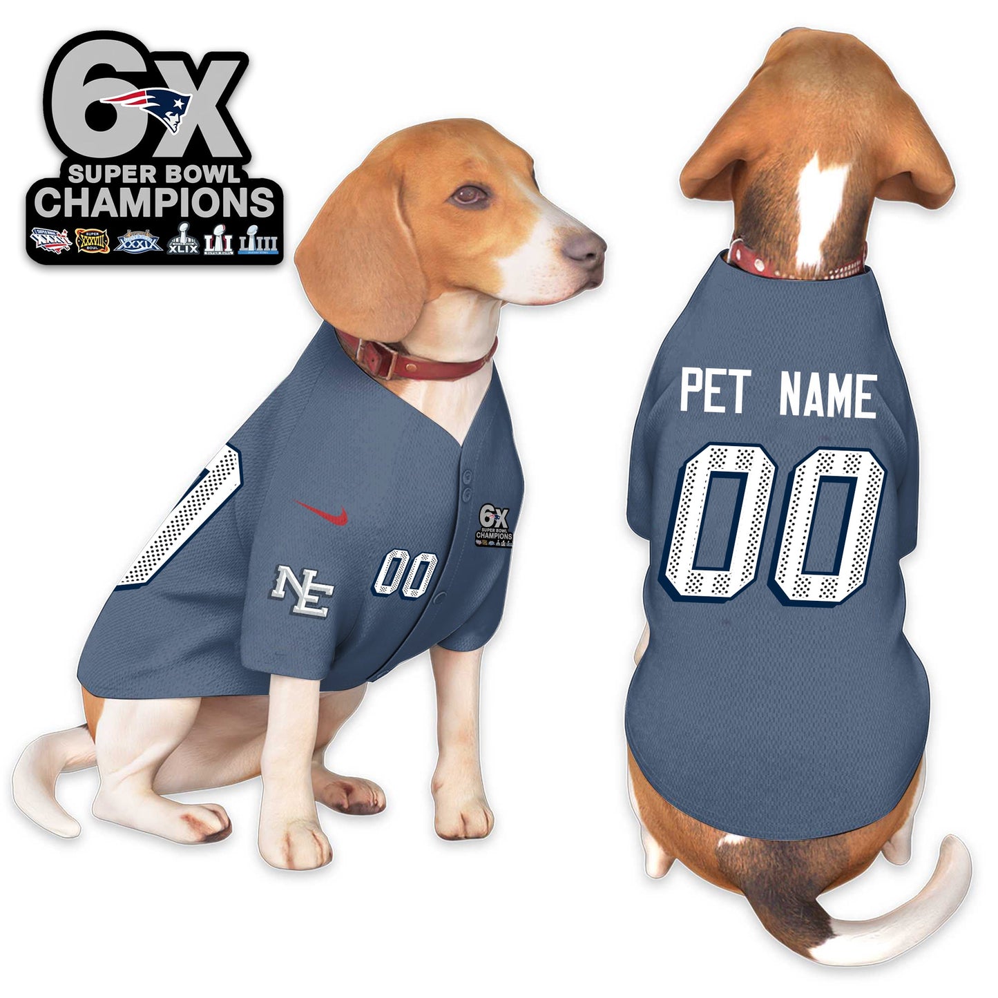 NE “Rivalries” Pet Coat-DTD