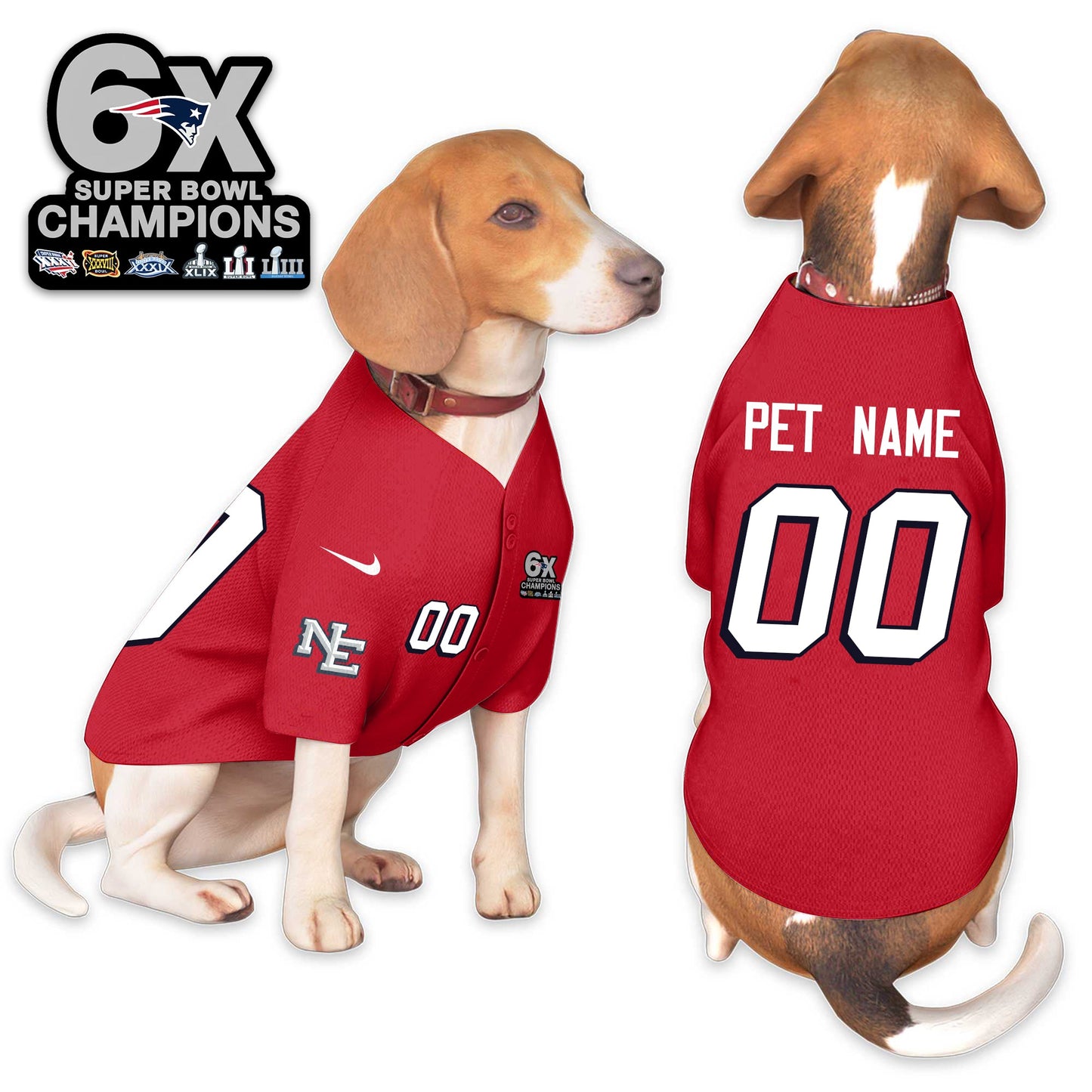 NE “Rivalries” Pet Coat-DTD