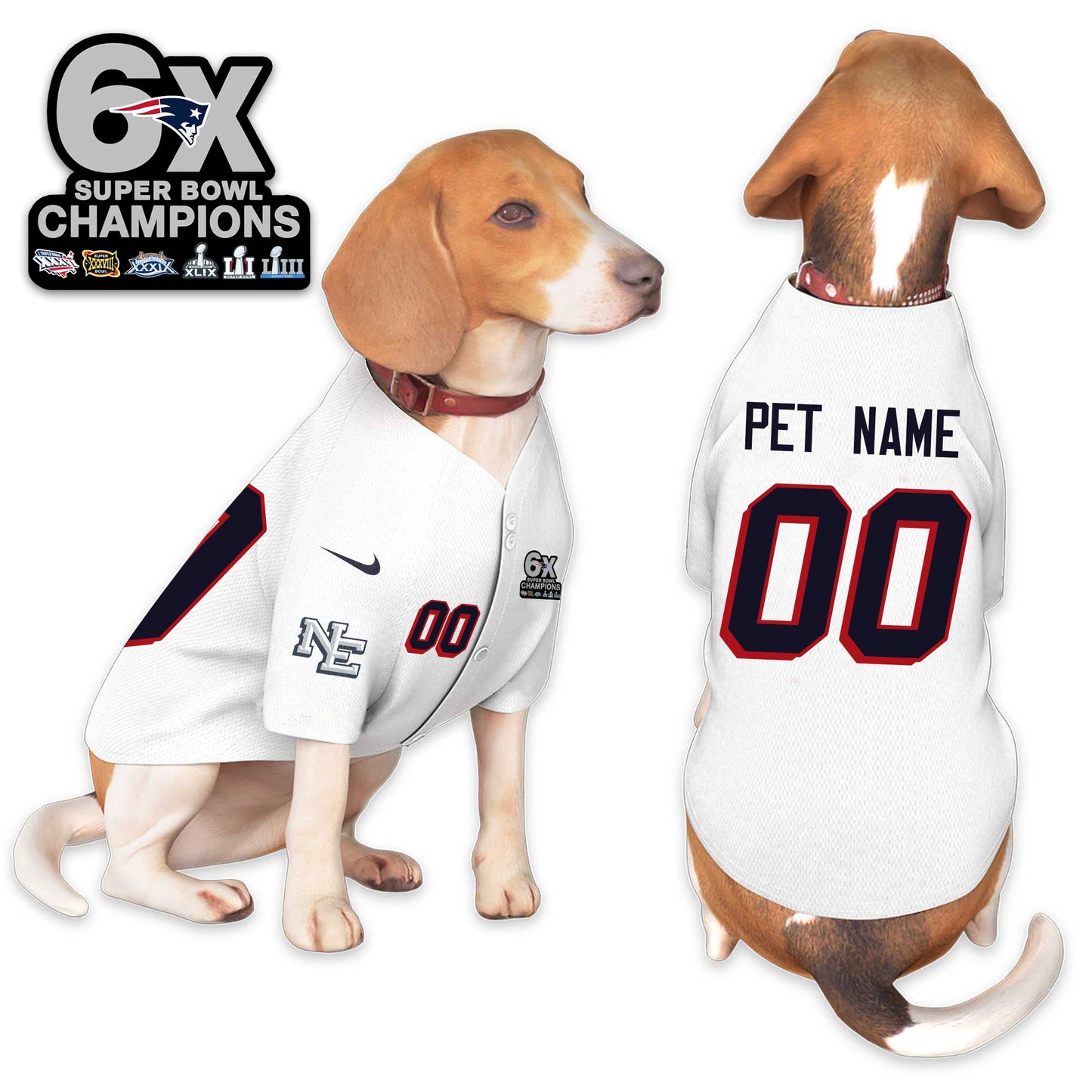 NE “Rivalries” Pet Coat-DTD