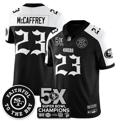 SF 5-Time Champions Gothic Vapor Limited Jersey - All Stitched-DTD