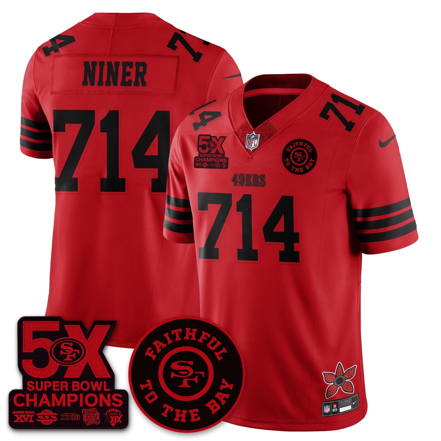 SF 'Stranger Things Edition' Vapor Limited Jersey - All Stitched-DTD