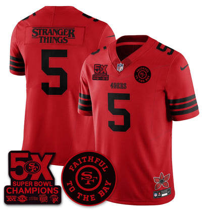 SF 'Stranger Things Edition' Vapor Limited Jersey - All Stitched-DTD