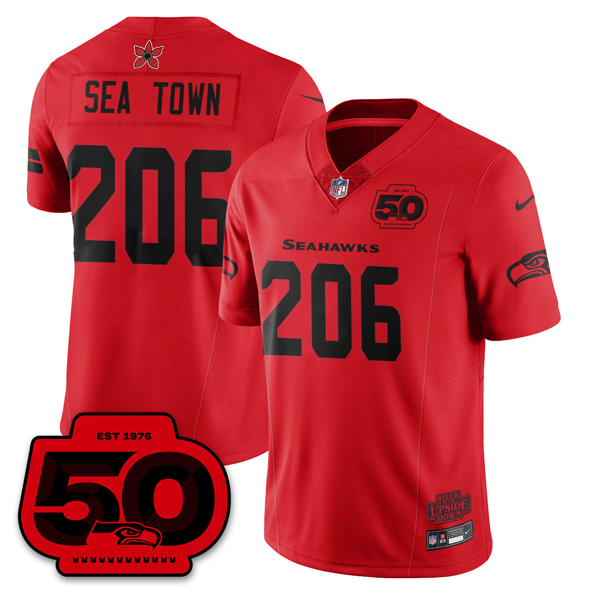 SEA 'Stranger Things Edition' Vapor Limited Jersey - All Stitched-DTD