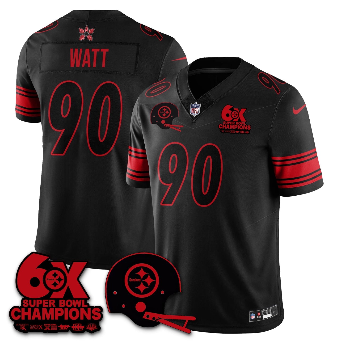 PIT 'Stranger Things Edition' Vapor Limited Jersey - All Stitched-DTD