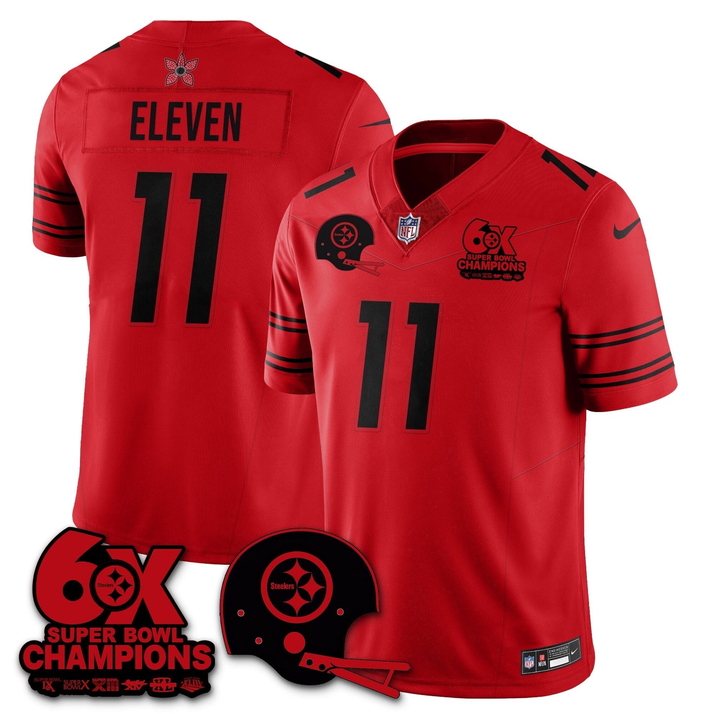PIT 'Stranger Things Edition' Vapor Limited Jersey - All Stitched-DTD