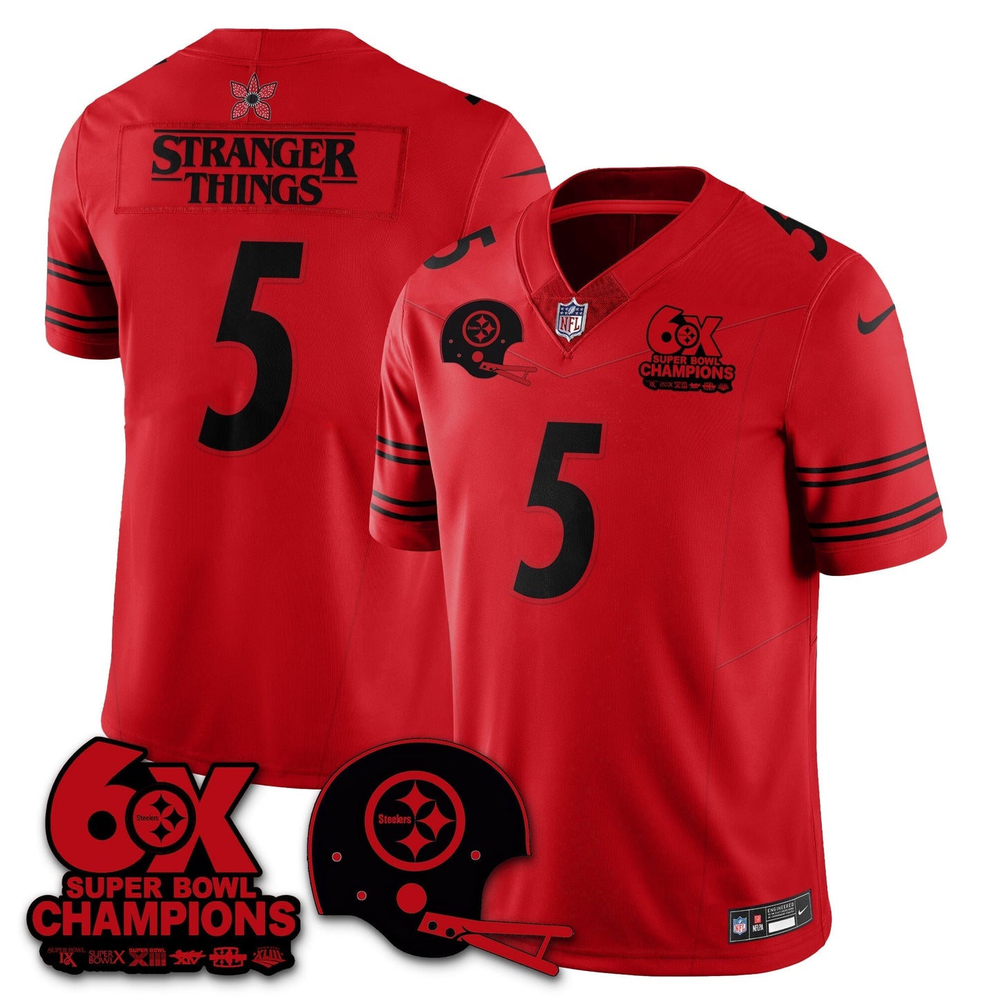 PIT 'Stranger Things Edition' Vapor Limited Jersey - All Stitched-DTD